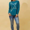 EVA LONG SLEEVE STAR PRINT TOP -Femme Connection Sales a17a8ecee2ec978f301a13ef709a0db2