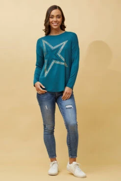 EVA LONG SLEEVE STAR PRINT TOP 35 EVA LONG SLEEVE STAR PRINT TOP -Femme Connection Sales a17a8ecee2ec978f301a13ef709a0db2 4a2bd798 1c8f 4d9c a72e e12aad1c8c60