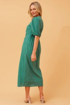 EMIKO BUTTON FRONT LINEN DRESS -Femme Connection Sales a17d82f3232634c67cc669dd8e6cd648