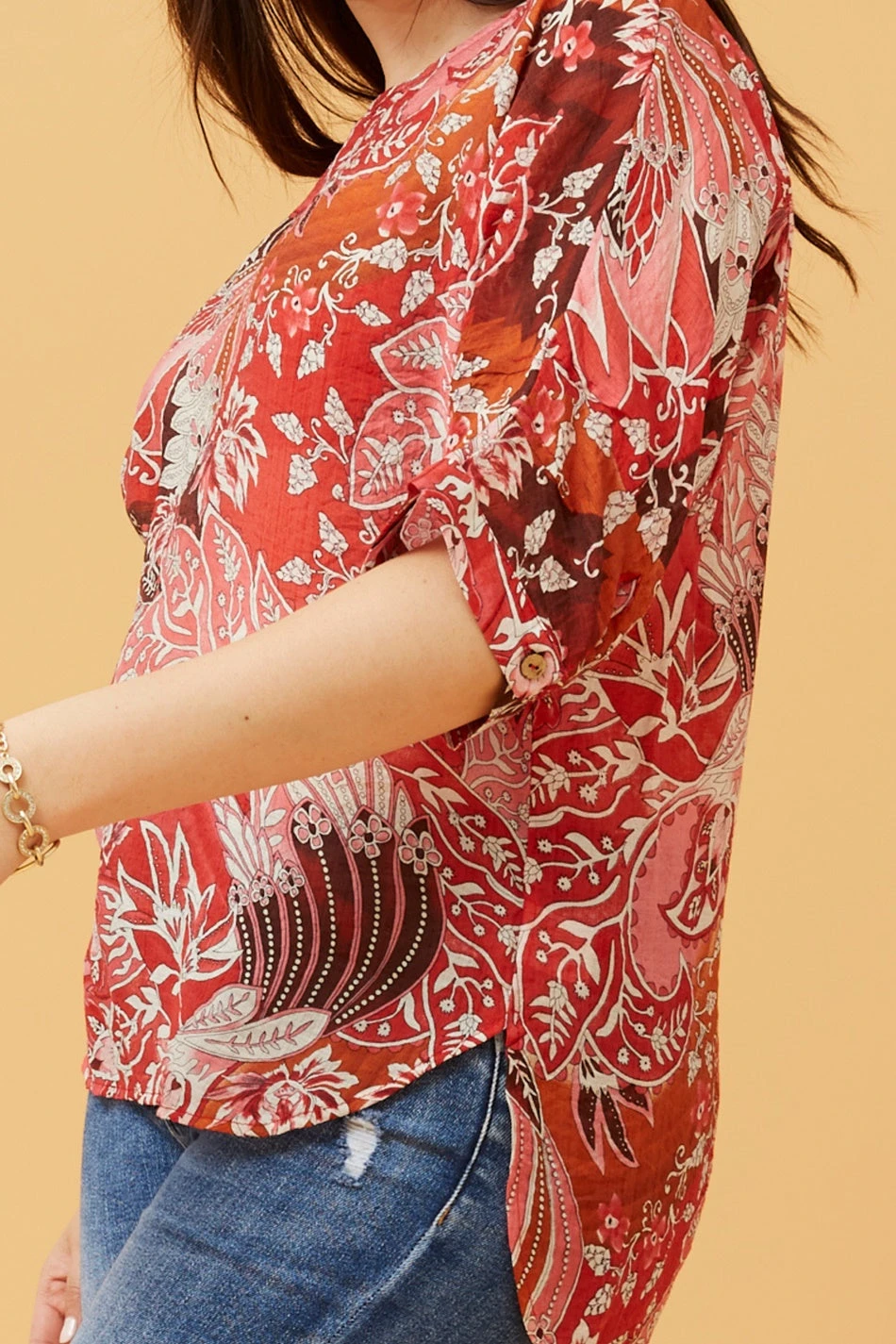 TARA FLORAL BOHO TOP 7 TARA FLORAL BOHO TOP - Image 5