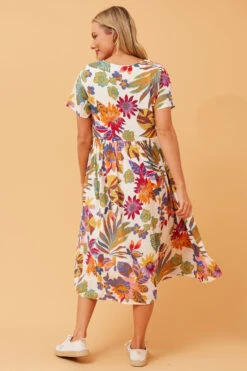 ROZINA FLORAL PRINT DRESS -Femme Connection Sales a21fcad3c6d41b0908dbc47b2f3cc0b0