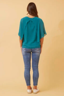 LEILANI SPLIT SLEEVE TOP -Femme Connection Sales a244838befbd5a3339956555bfcff15d