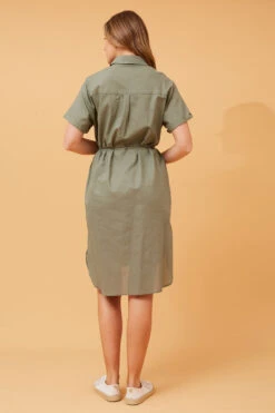 GERALDINE LINEN SHIRT DRESS -Femme Connection Sales a253f134ec4bfe99c50a5f19cfbe576c