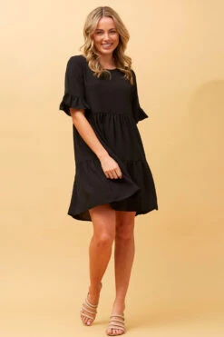 TIERED BABYDOLL DRESS -Femme Connection Sales a2979276663e9e667913166e4559b6a1