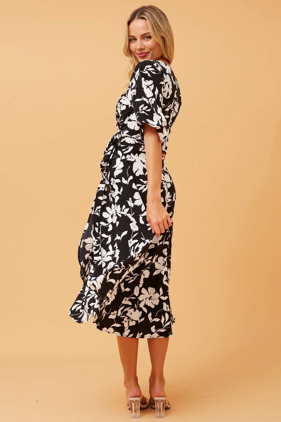 AVALON FLORAL MIDI WRAP DRESS 9 AVALON FLORAL MIDI WRAP DRESS - Image 7