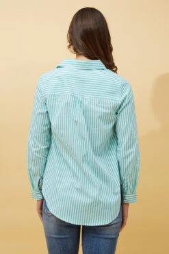MARGARET STRIPE SHIRT -Femme Connection Sales a311c4d1cb418cb55a139c3ed36795ee