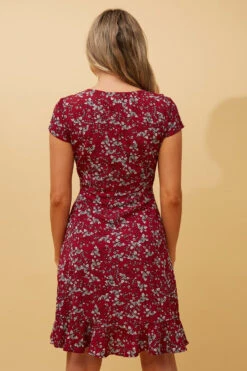 FRIDA FLORAL MOCK WRAP DRESS 27 FRIDA FLORAL MOCK WRAP DRESS -Femme Connection Sales a3836e16ddd56364ca0c2ad8c3ed5660