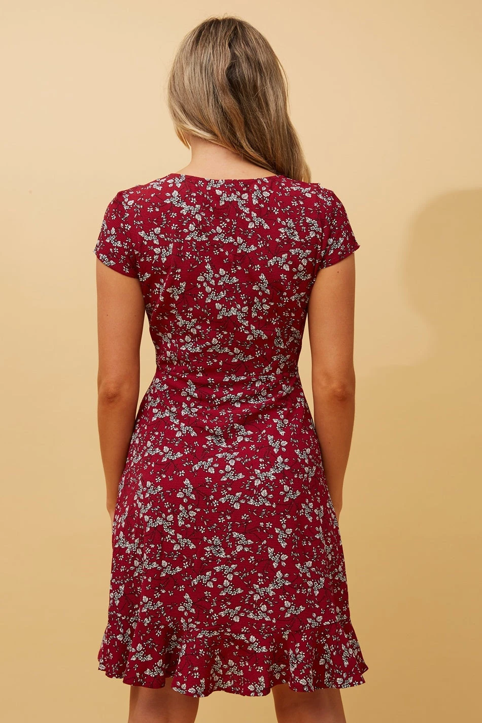 FRIDA FLORAL MOCK WRAP DRESS 14 FRIDA FLORAL MOCK WRAP DRESS - Image 12