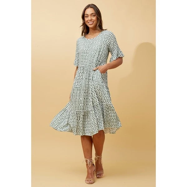 KENNA POLKA DOT MIDI DRESS 17 KENNA POLKA DOT MIDI DRESS - Image 15