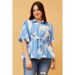 LAIKE ABSTRACT PRINT TOP -Femme Connection Sales a3efa45d79922ca0ea4d92fe59f7faa9