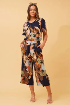OXANA TROPICAL PRINT CULOTTES