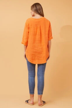 PALERMO BUTTON DETAIL LINEN TOP 38 PALERMO BUTTON DETAIL LINEN TOP -Femme Connection Sales a4ca2b729223841cb1b84bc3788d9751