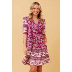 INDIANA FLORAL BOHO SHORT DRESS 15 INDIANA FLORAL BOHO SHORT DRESS -Femme Connection Sales a512458c8707101bb9b58bfc09689c09