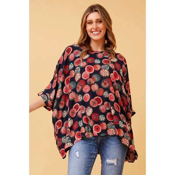 KLORA ABSTRACT BOHO PRINT TOP 9 KLORA ABSTRACT BOHO PRINT TOP - Image 7