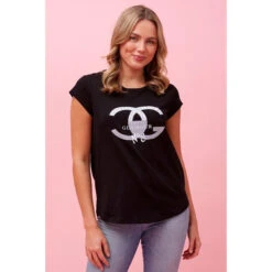 COCO GLAMOUR TSHIRT -Femme Connection Sales a58fc5987d4eff67cf85612305326421
