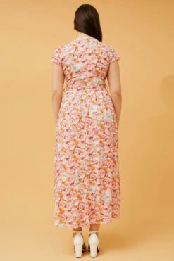 NERIDA FLORAL MIDI DRESS -Femme Connection Sales a59b6434e82fcb8dde6e337f3607fb2a