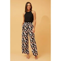 LOXANA WIDE LEG GEOPRINT PANTS -Femme Connection Sales a5eaf082925252942a1469fd0453fa09