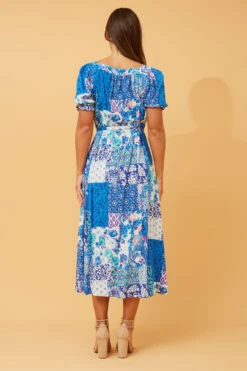 BRITTANY PATCHWORK FLORAL DRESS -Femme Connection Sales a6f2f1f3a361336861aa8ab082c74750