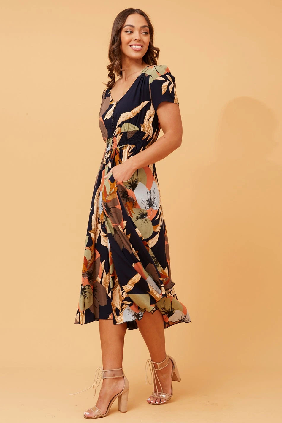 KEGAN FLORAL MIDI DRESS 7 KEGAN FLORAL MIDI DRESS - Image 5