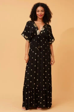 CHRISTINA SEQUIN POLKA DOT MAXI DRESS -Femme Connection Sales a7befaebc472d9d12fed1b0cd8acd9c5