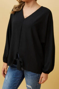 GLENN BATWING SLEEVE FRONT KNOT TOP 22 GLENN BATWING SLEEVE FRONT KNOT TOP -Femme Connection Sales a831c6aa584a94f0659343dbfffc1970