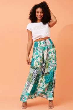 JANINE PATCHWORK BOHO PANTS