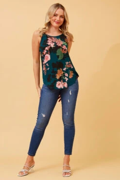 ANTIGUA FLORAL CAMI TOP -Femme Connection Sales a9bf1aaef78b1c132945a508e7ea6ff6