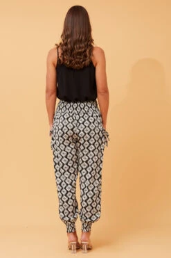 ABSTRACT PRINT BOHO HAREM PANTS -Femme Connection Sales aa123554ba1917df8b21d8a8957bb99a