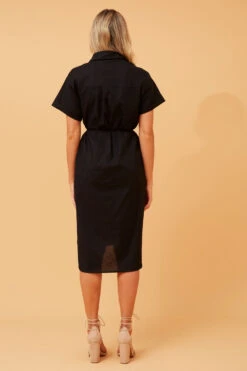 GERALDINE LINEN SHIRT DRESS -Femme Connection Sales ab1687335af434a19b7cf6c427ee03d9