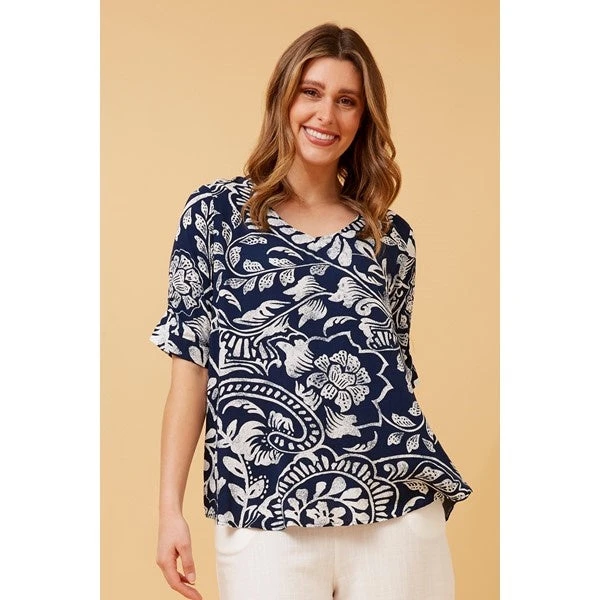 KENDRA FLORAL BOHO TOP 9 KENDRA FLORAL BOHO TOP - Image 7