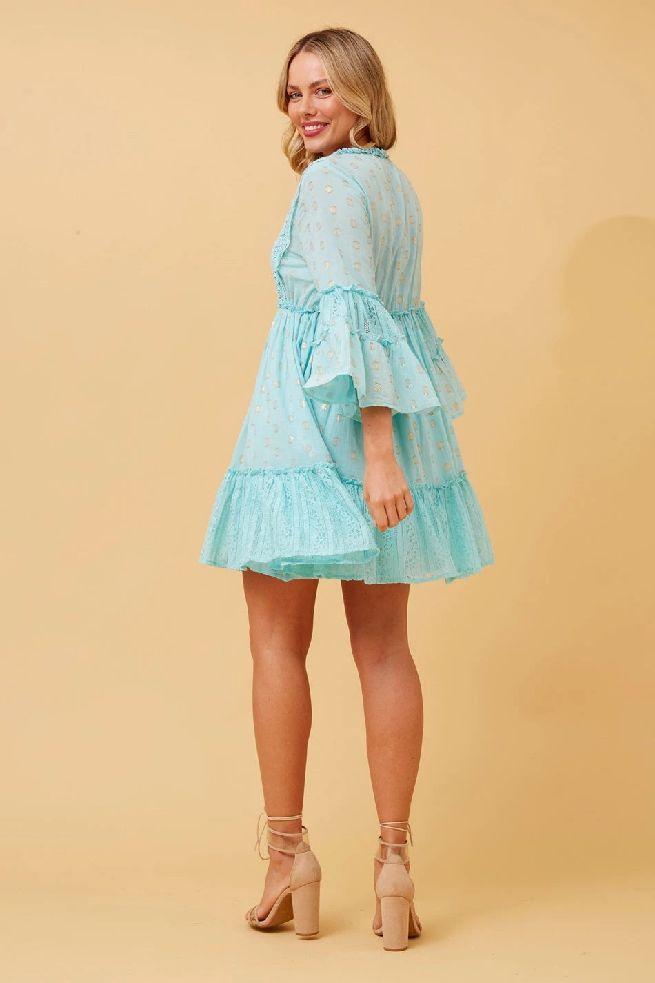 JAMELIA TIERED SHORT DRESS 8 JAMELIA TIERED SHORT DRESS - Image 6
