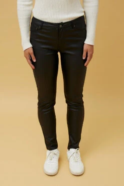 CARIS WET LOOK PANT -Femme Connection Sales ac28cbf11b05f2d84cb02660e1d3ecc9