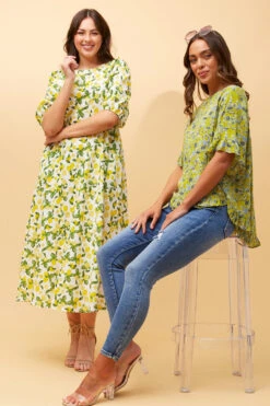 DOROTHY LEMON PRINT LINEN DRESS -Femme Connection Sales acb5bc728d5c39e785fb3155dd100c61 979d2337 f9e8 4987 a64a 28acdf3aa332