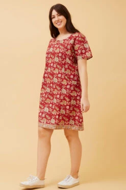 BELITA FLORAL SHIFT DRESS 13 BELITA FLORAL SHIFT DRESS -Femme Connection Sales ad2a19762c1f86c548538ba843f49432
