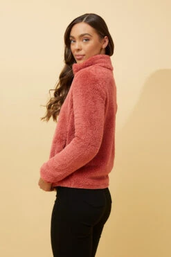 LYN ZIP FRONT FAUX FUR JACKET -Femme Connection Sales ad5e260423ea7de8f924197bb052dafa