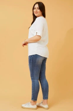 GAELIN LINEN TOP -Femme Connection Sales ada19008f35df86c0de4d38fc53d62a3