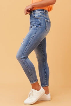 BERNICE DISTRESSED SKINNY JEANS -Femme Connection Sales ae8d076cdc06f41f811f218e017ac4af
