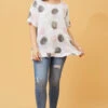 ZINNIA POLKA DOT LINEN TOP