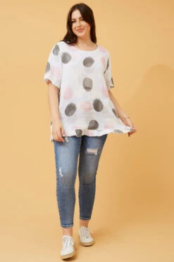 ZINNIA POLKA DOT LINEN TOP -Femme Connection Sales aeaeb46867cec93355e16fdb3b5ef5b9 453f0b3b 3cf1 4a2b bf15 0df23ecaf1cb