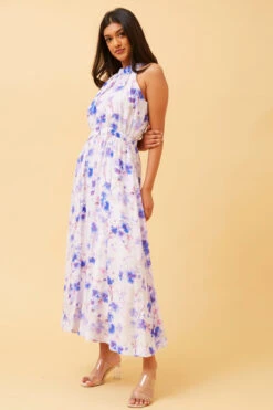 TALISIA HALTER NECK FLORAL DRESS -Femme Connection Sales afd1162bf5e378bd7f1429c99838cc2c