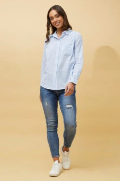 MARGARET STRIPE SHIRT -Femme Connection Sales b020838e6293b611a993dbcac0885056