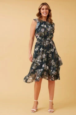 LOLA FLORAL MIDI DRESS -Femme Connection Sales b0bfde985705834c63a33fdde568ea1a
