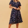 SANDY FLORAL SHORT DRESS -Femme Connection Sales b177ba9d54cc0360f6634d0680e557b4
