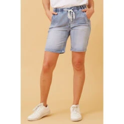 BENJI DENIM SHORTS -Femme Connection Sales b24fc636ab28175446727255c96f0322