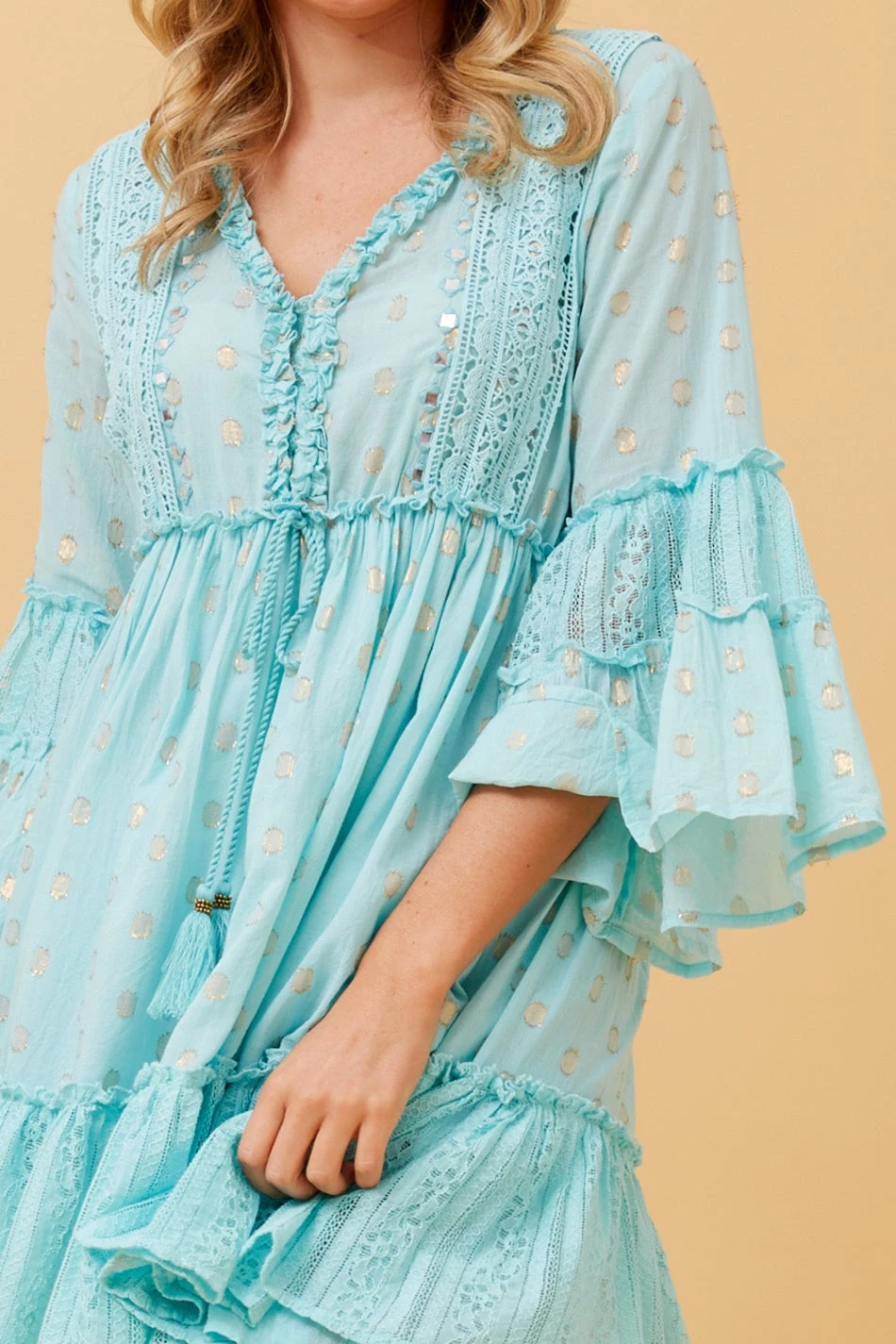 JAMELIA TIERED SHORT DRESS 7 JAMELIA TIERED SHORT DRESS - Image 5