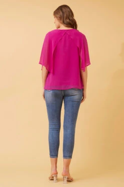 LEILANI SPLIT SLEEVE TOP -Femme Connection Sales b35810a3593fda62389727971dd732ef