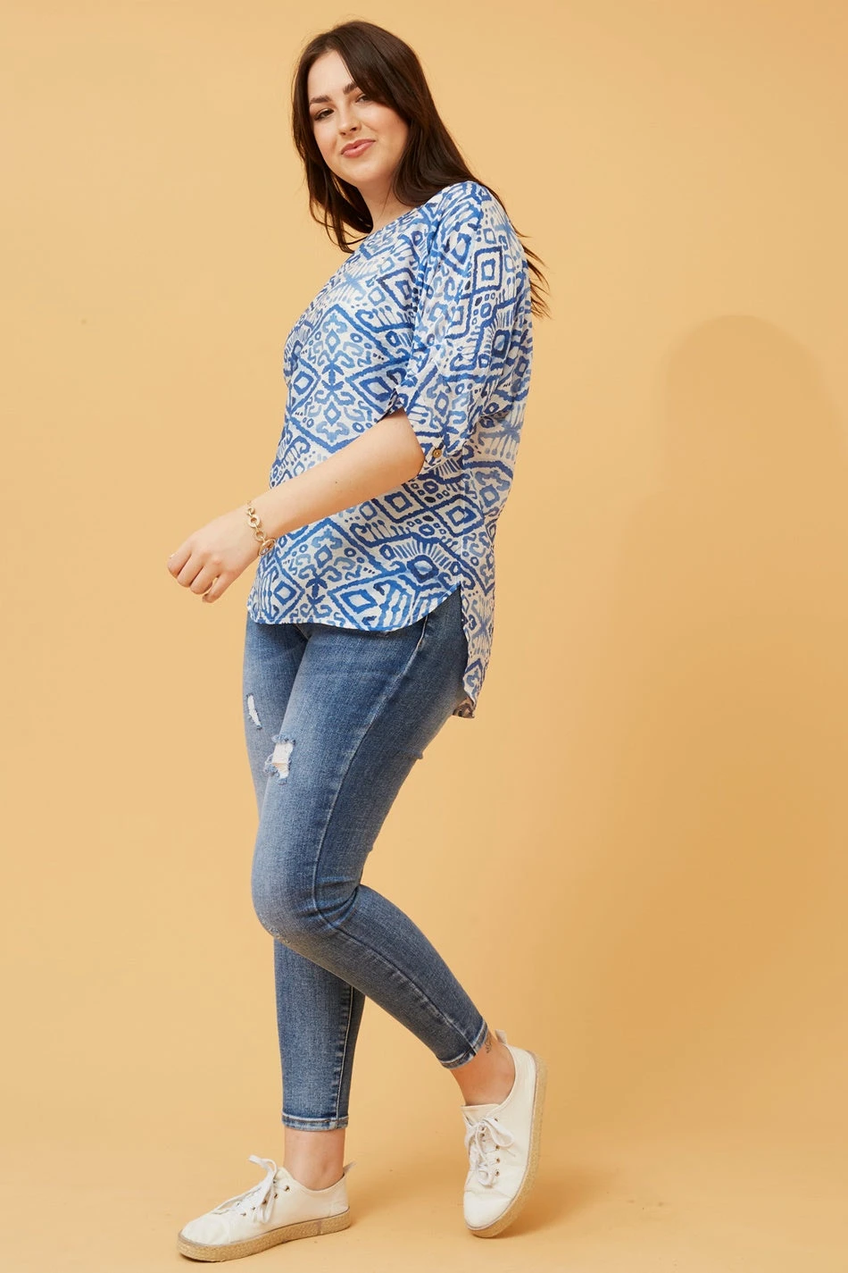 TARA ABSTRACT BOHO TOP 4 TARA ABSTRACT BOHO TOP - Image 2