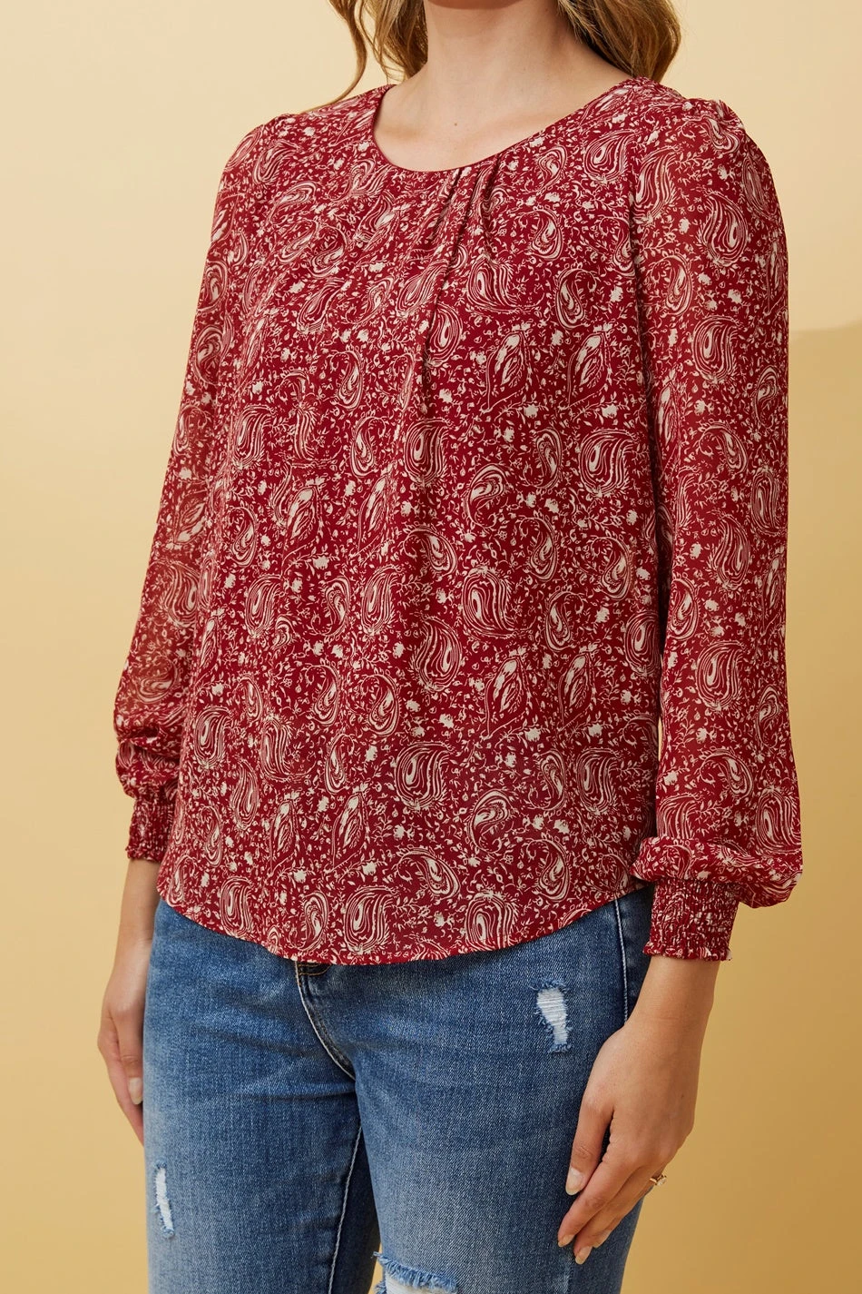BREE PAISLEY PRINT BLOUSE 9 BREE PAISLEY PRINT BLOUSE - Image 7