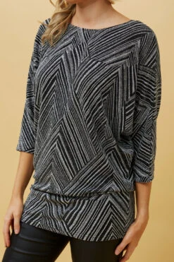 EBONY GLITTER TOP -Femme Connection Sales b49c216d380d1a7d636a05d713a0d720