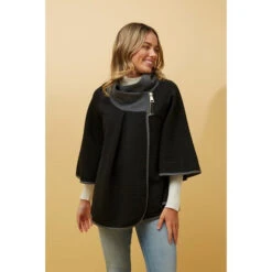 ROZ OVERSIZED PONCHO -Femme Connection Sales b52066f51f8e69cebf7892f581c93edc